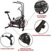 Sunny Health & Fitness Air Bike Fan Exercise Bike with Digit...