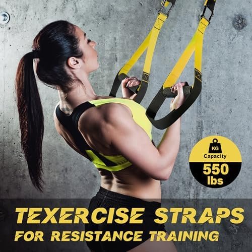 Resistance Trainer Exercise Straps, Home Resistance Training...