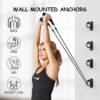 4PCS Wall Mount Workout Anchors, Resistance Bands Wall Ancho...