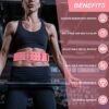 Weight Lifting Belt for Bodybuilding, Powerlifting, Cross Tr...