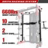 RitFit BPC05 Light Commercial Smith Machine, 2000LBS All-in-...
