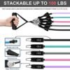 Exercise Resistance Bands Set for Women, Home Gym Fitness Wo...