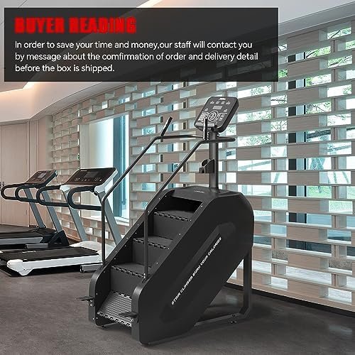 Stair Stepper with LED Screen, Commercial Grade Stepmill Exe...