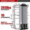 RitFit BPC05 Light Commercial Smith Machine, 2000LBS All-in-...