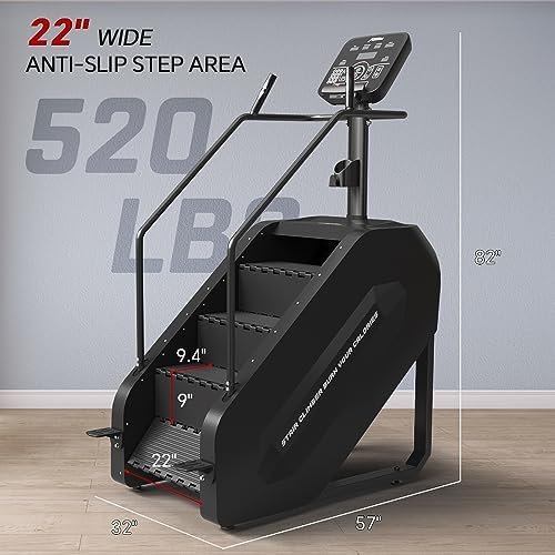 Stair Stepper with LED Screen, Commercial Grade Stepmill Exe...