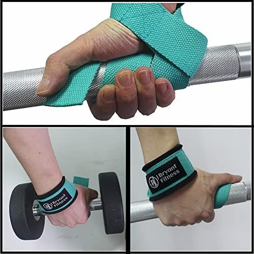 J Bryant Barbell Pad Set with 2 Ankle Straps for Cable Machi...