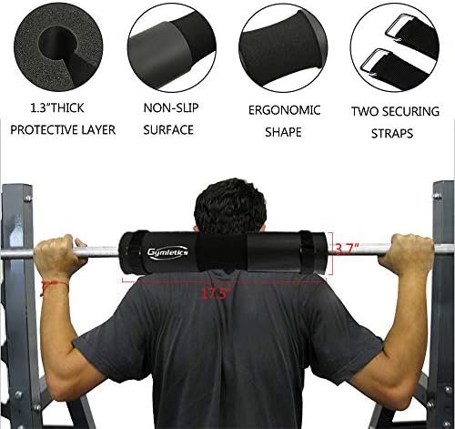 7 Pack Barbell Squat Pad for Standard Set, Barbell Pad for H...