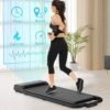 2 in 1 Foldable Treadmill, Walking Pad Treadmill for Home Of...