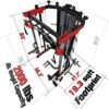 RitFit BPC05 Light Commercial Smith Machine, 2000LBS All-in-...