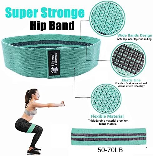 J Bryant Barbell Pad Set with 2 Ankle Straps for Cable Machi...