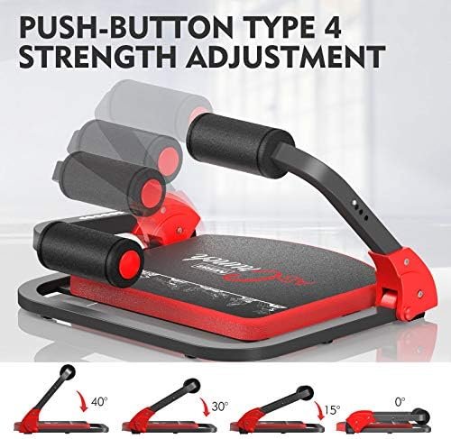 MBB 22 In 1 Foldable Ab Crunch Machine Automatic Rebound Abd...