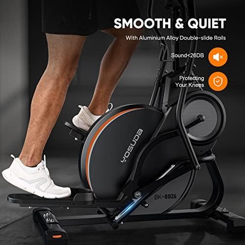 YOSUDA Pro Cardio Climber Stepping Elliptical Machine, 3-in-...