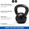 Yes4All Kettlebell Weight Sets Adjustable Kettlebell Strengt...