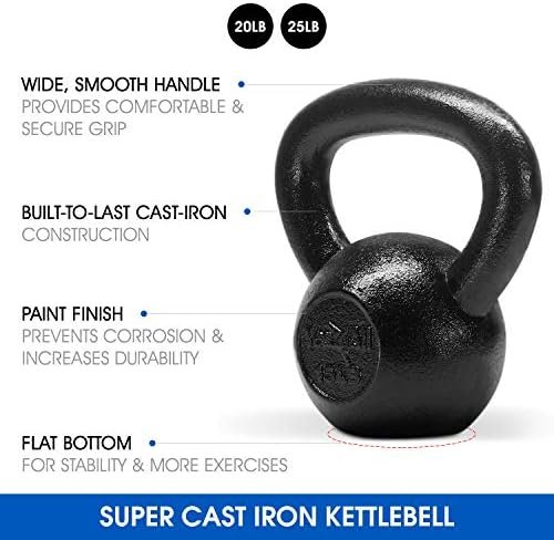 Yes4All Kettlebell Weight Sets Adjustable Kettlebell Strengt...