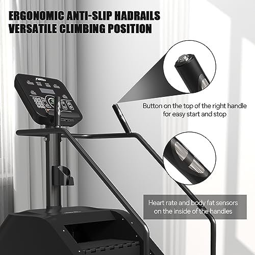 Stair Stepper with LED Screen, Commercial Grade Stepmill Exe...