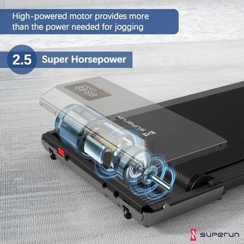 2024 Newest Walking Pad Treadmill, 2.5 HP Under Desk Treadmi...