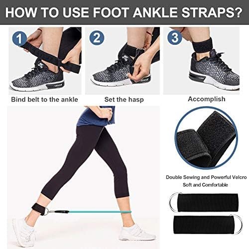 Exercise Resistance Bands Set for Women, Home Gym Fitness Wo...