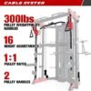 RitFit BPC05 Light Commercial Smith Machine, 2000LBS All-in-...