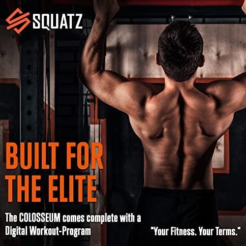 SQUATZ Pull-Up Workout Station with Bench - Multifunctional ...