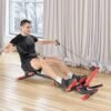 Goplus 4 in 1 Folding Rowing Machine, AB Crunch Workout Mach...