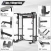 Multi-Functional All-in-One Power Rack Raptor F22, Squat Rac...
