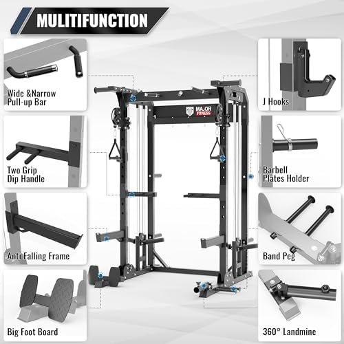 Multi-Functional All-in-One Power Rack Raptor F22, Squat Rac...