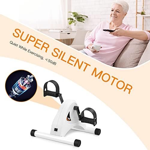 TODO Under Desk Bike Pedal Exerciser, Motorized Mini Exercis...