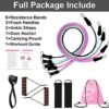 Exercise Resistance Bands Set for Women, Home Gym Fitness Wo...