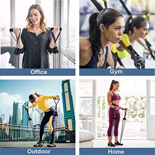 Exercise Resistance Bands Set for Women, Home Gym Fitness Wo...