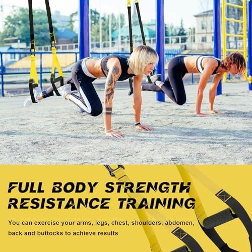 Resistance Trainer Exercise Straps, Home Resistance Training...
