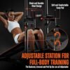 SQUATZ Pull-Up Workout Station with Bench - Multifunctional ...