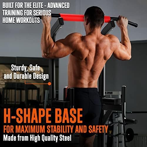 SQUATZ Pull-Up Workout Station with Bench - Multifunctional ...