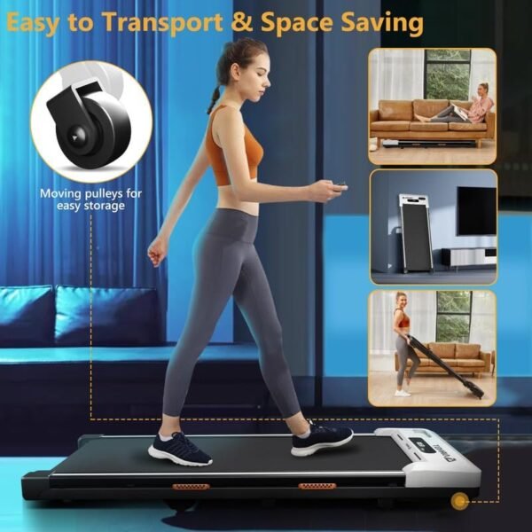 Under Desk Treadmill, Walking Pad 2 in 1 for Walking and Jog...