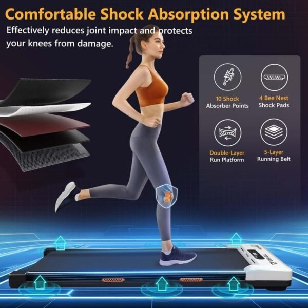 Under Desk Treadmill, Walking Pad 2 in 1 for Walking and Jog...