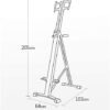 Foldable Stair Stepper Adjustable Step Machine Vertical Clim...