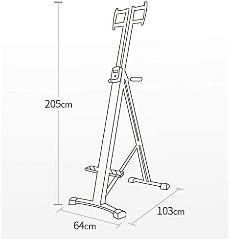 Foldable Stair Stepper Adjustable Step Machine Vertical Clim...
