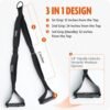 DMoose Tricep Rope Cable Attachment - 3 Lengths in 1 Rope wi...