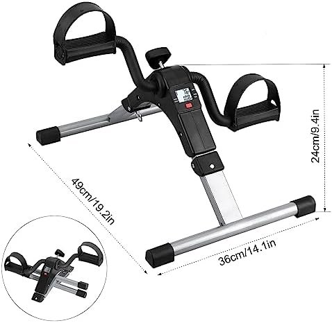 Folding Pedal Exerciser, Mini Exercise Bike Under Desk Bike ...