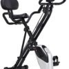 Foldable Fitness Exercise Bike, Magnetic Folding Indoor Exer...