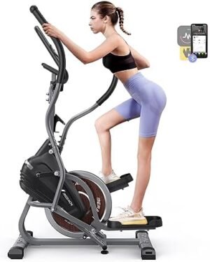MERACH 3 in 1 Cardio Climber Stepping Elliptical Machine wit...