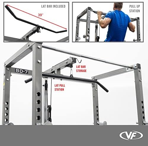 Valor Fitness BD-7 Power Rack - Squat Rack and Bench Press P...