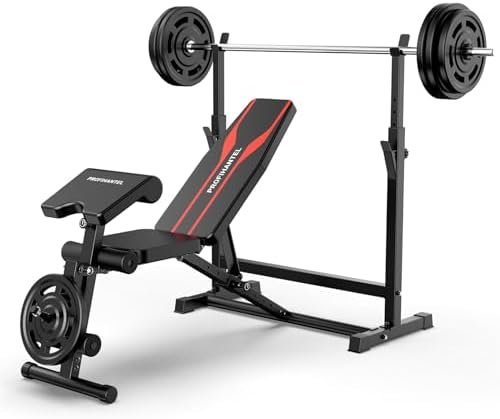 Adjustable Weight Bench, Olympic Workout Bench, Bench Press ...