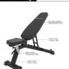 Smith Machine Home Gym, Squat Rack Power Cage Rack with Smit...