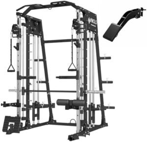 Mikolo Smith Machine with Chest Support Attachment, 2200lbs ...