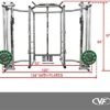 Valor Fitness BD-11 Heavy Duty Power Rack/Squat Rack w/Chrom...