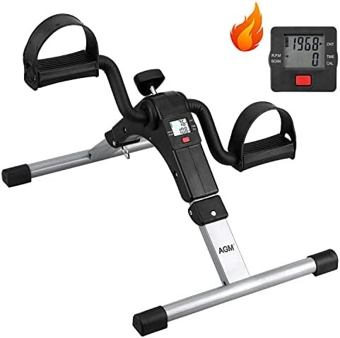 Folding Pedal Exerciser, Mini Exercise Bike Under Desk Bike ...