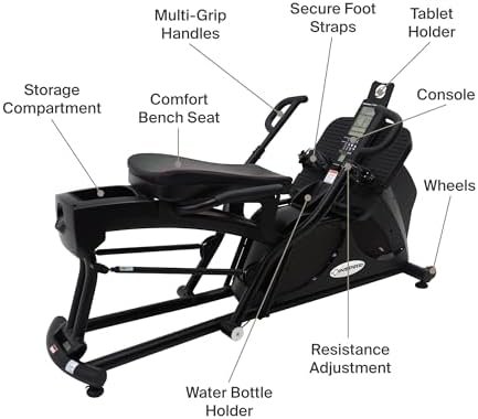 Inspire Fitness CR2.5 Cross Row (Magnetic Rowing Machine), L...