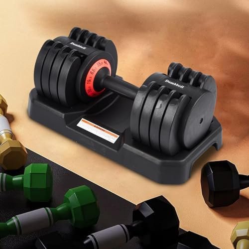 Adjustable Dumbbell Set 25/55LB Dumbbell Weights, Free Weigh...