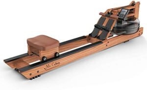 Rowing Machine for Home Use,Water Resistance Natural Red Wal...