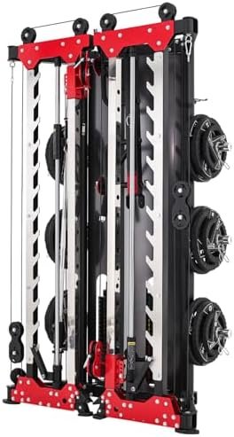 Altas Strength Folding Home Gym Smith Machine with Pulley Sy...